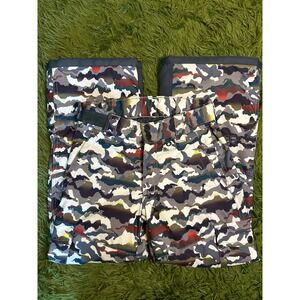 Arctix Snow Pants Kids Small Multicolor Camo Insulated‎ Winter Ski Snowboard